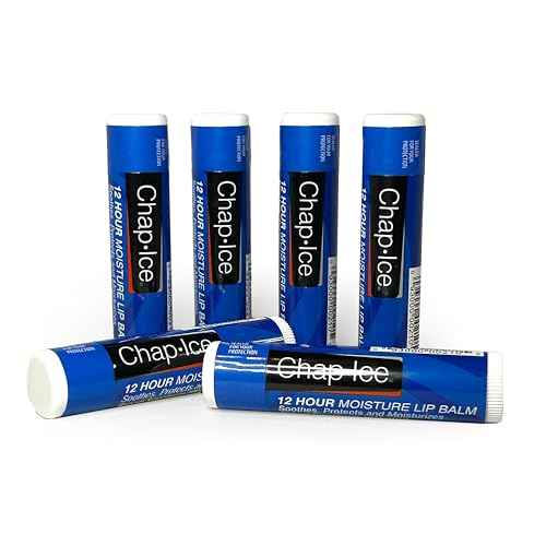 Moisturizing Lip Balm SPF 15 ? 6 Pack Lip Balm Sticks, Hydrating & Protective Formula