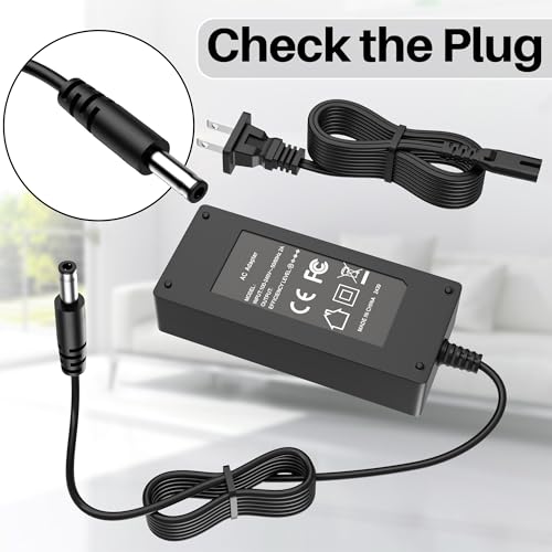 48V Power Supply Compatible with Hoioto ADS-110DL-52-1 480072G 4800948G ADS-110DL-52-1480072G ADS-110DL-52-14800948G 48.0V 2A Power Cord DC Charger US Plug Cable