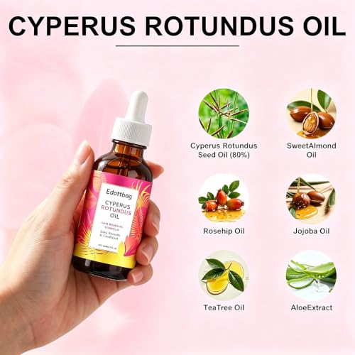 Cyperus Rotundus Oil - Natural Hair Growth Reduction, 2 Pack