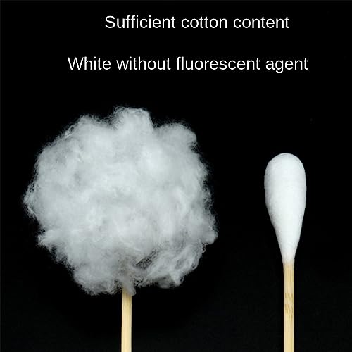 100PCS Medical Grade Long Cotton Swabs – 20cm High Absorbency