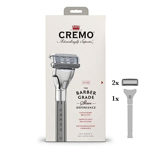 Cremo Astonishingly Superior Barber Grade Refillable System Razor