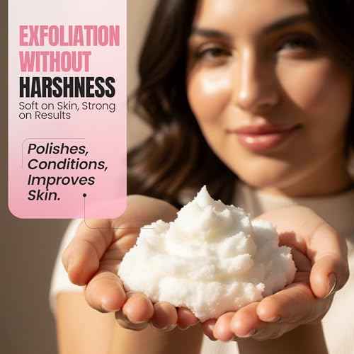 Cake Batter Sugar Body Scrub ? Sweet Vanilla & Caramel Notes -Exfoliating & Moisturizing Body Polish for Smooth, Glowing Skin ? Gently Removes Dead Skin & Dryness ? Infused with Natural Oils