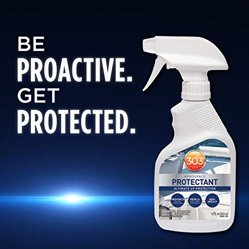 303 Marine Aerospace Protectant – UV Protection – Repels Dust, Dirt, & Staining – Smooth Matte Finish – Restores Like-New Appearance – 10 Fl. Oz. (30305-12PK)