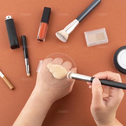 3-Pack Acrylic Makeup Mixing Palettes - 3.15" Round Blending Trays