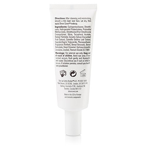 Sheer Cover ? Base Perfector Primer ? Helps Fill Fine Lines and Wrinkles for Makeup Application ? 1.25 Ounce