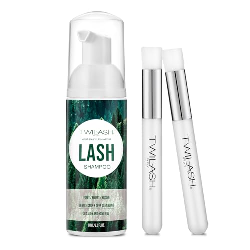 Lash Shampoo with Brushes - Forest Scent, 60ml