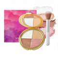 Eye & Cheek Palette - 4-in-1 Eyeshadow, Blush & Highlighter