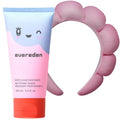 Evereden Kids Cloud Face Wash: Tropical Sorbet, 3.4 fl oz | Adorable Terry Spa & Makeup Headband | Creamy & Fun Skin Care for Kids | Easy-to-Use Face Wash | Non-toxic Skin Care