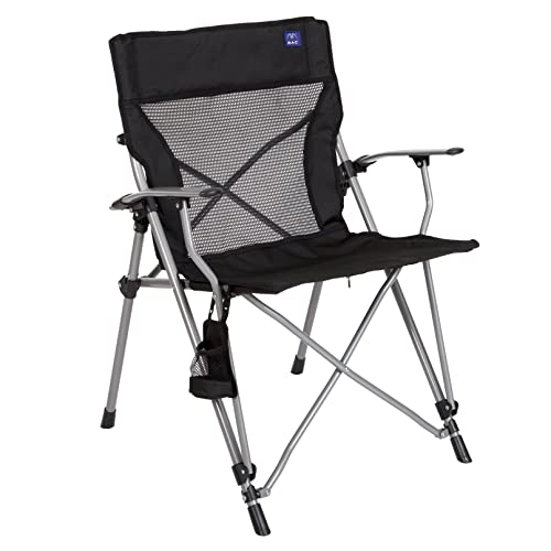 MACSPORTS Hard Arm Tension Chair, Black