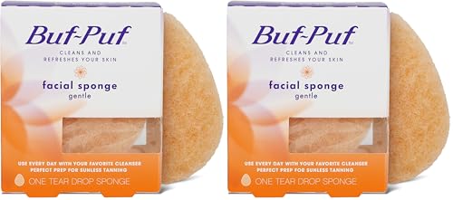 Buf-Puf Gentle Facial Sponge | Dermatologist Tested | 2 Pack