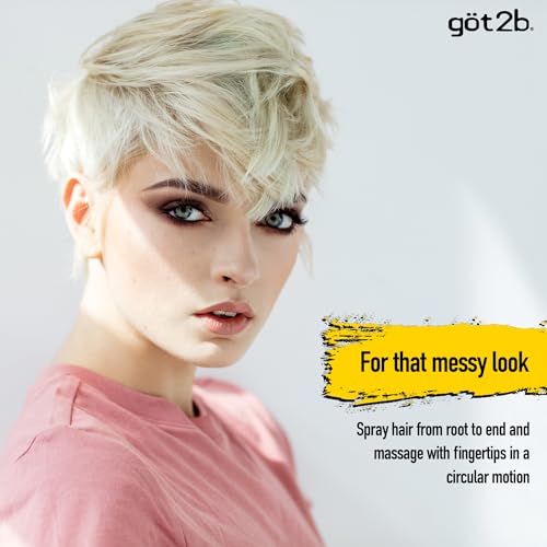 got2b Glued Blasting Freeze Hair Spray, 12 Fl Oz, Pack of 6, Extra Strong Holding Spray for Spikes & Styles, Long-Lasting All-Day Hold, Wind-Tested, Humidity-Resistant, Washes Out Easily
