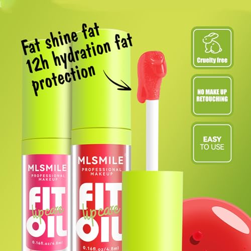 Hydrating Lip Gloss Oil - 8 Shades, Non-Sticky Plumping