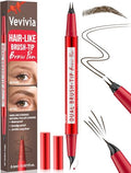 Vevivia Eyebrow Pencil - Dual-Tip Waterproof Dark Brown