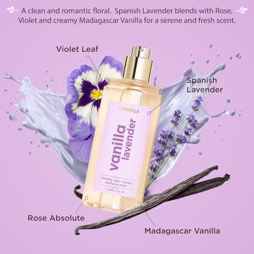 Lavanila Vanilla Lavender Hair & Body Mist, 5 Oz