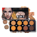Matte 8-Color Contour & Highlight Powder Palette