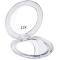 Mirrorvana 12X Magnifying Travel Makeup Mirror - Dual-Sided, Compact, 3.3"