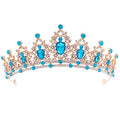 FORSEVEN Crystal Wedding Tiara for Women