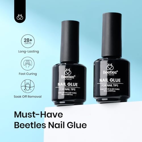 Beetles Gel Polish 9-in-1 Nail Glue Kit - 28 Days Long Lasting