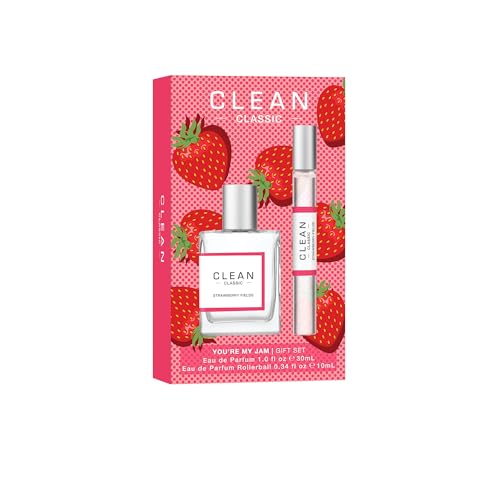 CLEAN Strawberry Fields Layerable Perfume Gift Set with Full & Travel Sizes