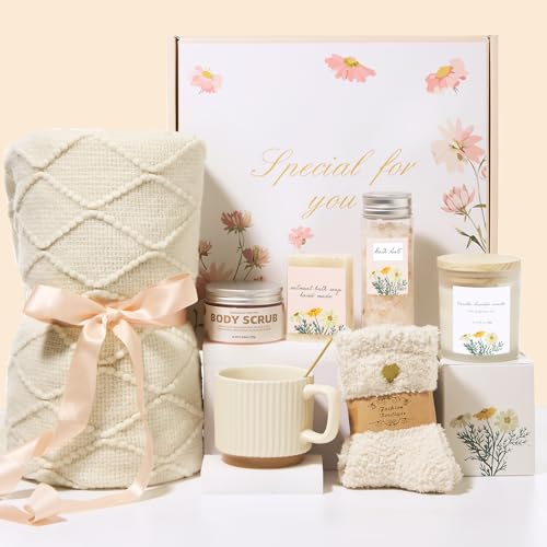Get Well Gifts for Women ? Birthday Spa Self Care Care Package, Hug in a Box Gifts for Women, Inspirational New Mom & Best Friend Gift