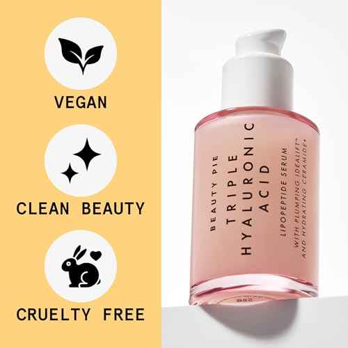 Beauty Pie Triple Hyaluronic Acid & Lipopeptide Serum 50ml ? Deep Hydration, Plumping & Smoothing Face Serum ? Anti-Wrinkle, Fine Line Care ? Lightweight, Fragrance-Free Formula