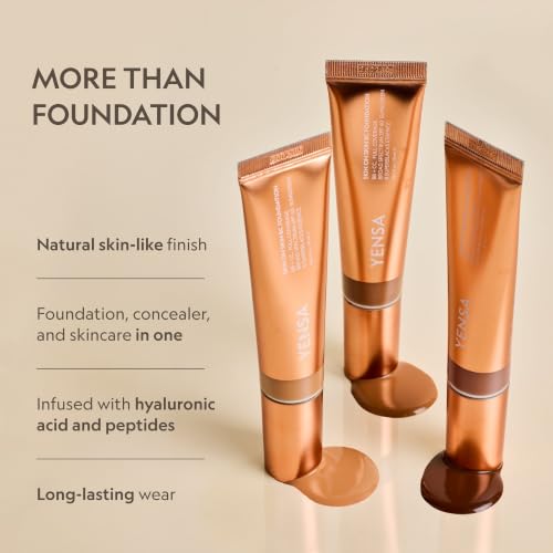 YENSA BC Foundation - Full Coverage CC & BB Cream with SPF 40