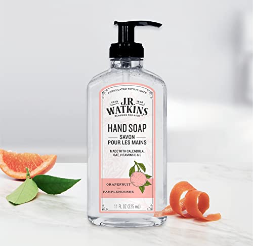 J.R. Watkins Grapefruit Gel Hand Soap, 3 Pack 11 Fl Oz