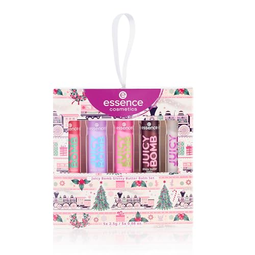 Essence Juicy Butter Balm Holiday Gift Set - 5 Vegan Lip Balms