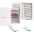 Eyesy Lash 448 Narrow Promade Fans & 1200 Promade Fans - Premade Volume Lash Extensions Tray Mixed Length