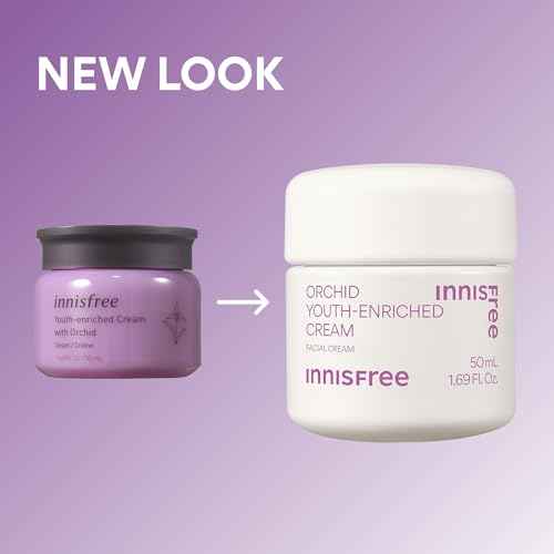 innisfree Orchid Youth-Enriched Cream, Korean Face Moisturizer for Firming, Hydration, and Youthful Skin
