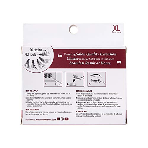 i•ENVY 20D Cluster Lashes - Extra Long Extension 2 Pack