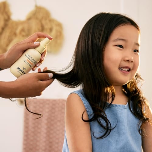 Pipette Kids Leave-In Hair Detangler Spray, 4.4 Fl Oz