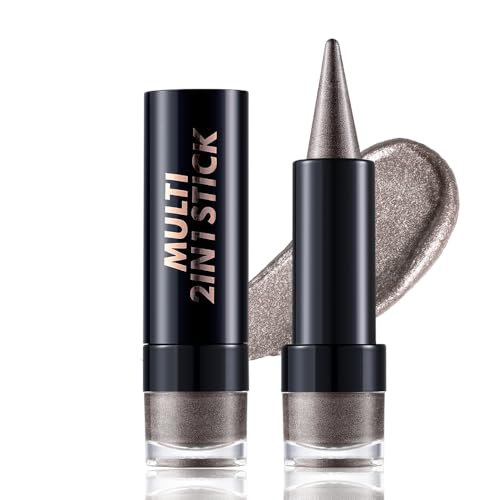 2-in-1 Eyeshadow & Eyeliner Stick - Waterproof Cream Twist-Up Pen