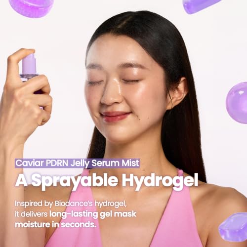 BIODANCE Caviar PDRN Jelly Face Mist - Revitalizing Hydrating Spray, Travel Size