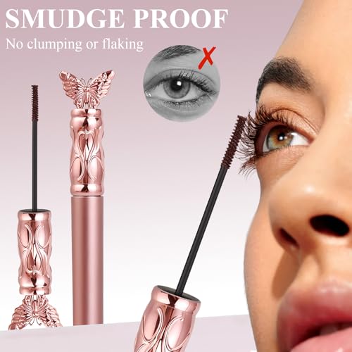 Plman Fine Brush Mascara Brown – Waterproof, Smudge-Proof