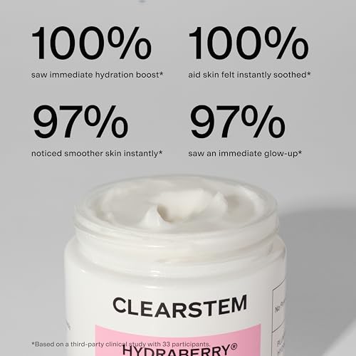 CLEARSTEM Hydraberry Overnight Hydrating Face Mask with Ceramides