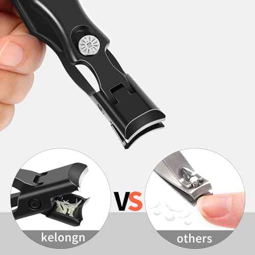 Nail Clippers for Men Toenail Clippers and Fingernail Clipper Toe Nail Clippers for Women Nail Clipper with Long Handle Wide Jaw