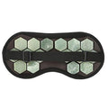Sleeping Eye Mask, Soft Adjustable Jade Stones Eye Masks Magnet Therapy Eyeshade Eye Cover Masks for Sleeping Travel Naps, Home, Hotel(Green)