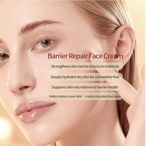 Daily Facial Moisturizer with Ceramide, Hyaluronic Acid & Vitamin E, Restores Sensitive Skin Barrier with Long-Lasting Hydration, Gentle Formula, Alcohol-Free, 1.7 fl oz