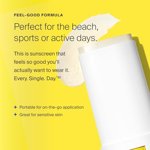 Supergoop! PLAY Mineral Stick SPF 50 - Pack of 2, 0.67 oz - On-the-Go Broad Spectrum Face Sunscreen - Water Resistant - Vegan
