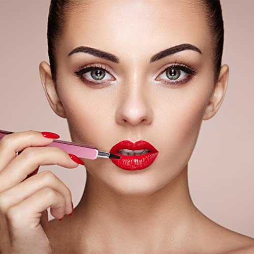 Retractable Lip Brush Applicator - Portable Lipstick Brush Tool