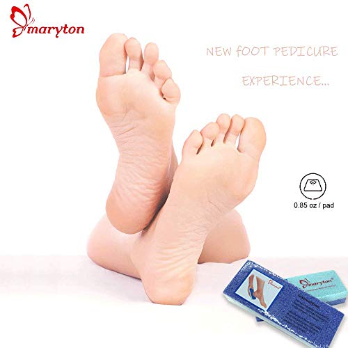 Maryton 2-in-1 Pumice Foot Scrubber Sponge Callus Remover - 2 Pack