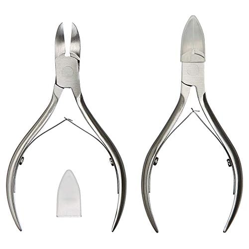 Seki Edge Professional Nail Nipper (SS-202) - Stainless Steel Nail Nippers Easily Cut Thick Toe Nails & Ingrown Toenails - Pedicure Tools for Men & Women - Salon, Spa, & Home Use - Made in Japan