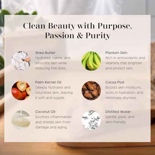 era of nature Best Raw ORGANIC AFRICAN BLACK SOAP, for Dry Skin and Skin Conditions. Pure & Natural Ingredients, Imported From Ghana - 3LB (48oz)