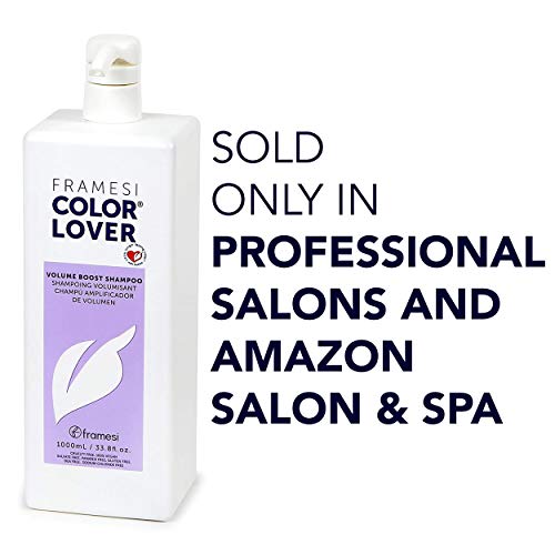 Framesi Color Lover Volume Boost Shampoo, Sulfate Free Shampoo with Quinoa and Aloe Vera, Color Treated Hair