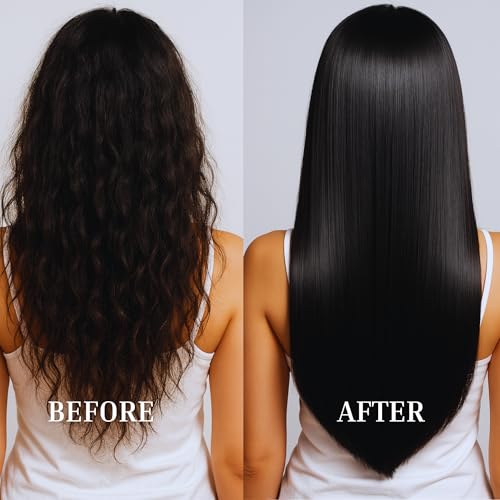 Kachita Spell Brazilian Keratin Hair Straightening Treatment - Salon & Home Use, Long-Lasting Frizz Control & Shine