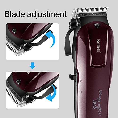 Professional Hair Clippers for Men Rechargeable Barber Set Cordless Professional Hair Clippers For Barbers Trimmer For Family use km-2600