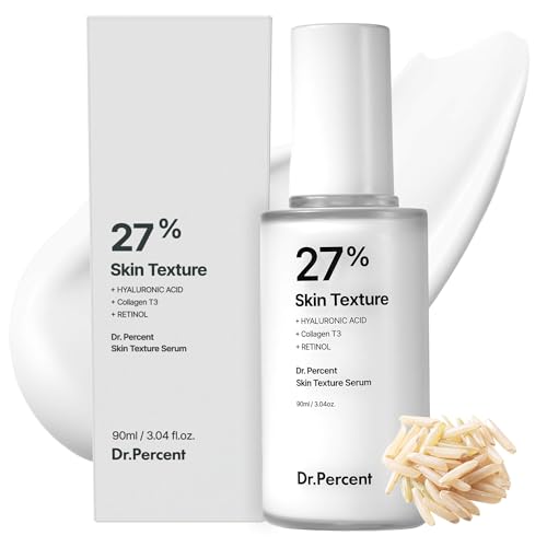 Skin Texture 27% Serum ? Rice Exfoliating, Gentle & Non-Irritating, Glass Skin, Textured Skin, Bumpy, Pore Minimizer, Retinol & Collagen, Lightweight Korean Skincare Serum, 3.04 fl oz