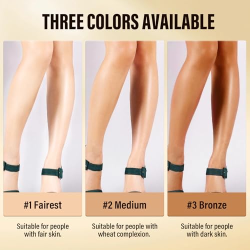 Waterproof Body Makeup Concealer with Brush - Long Lasting, No Transfer, All Skin Tones, 100ML Bronze