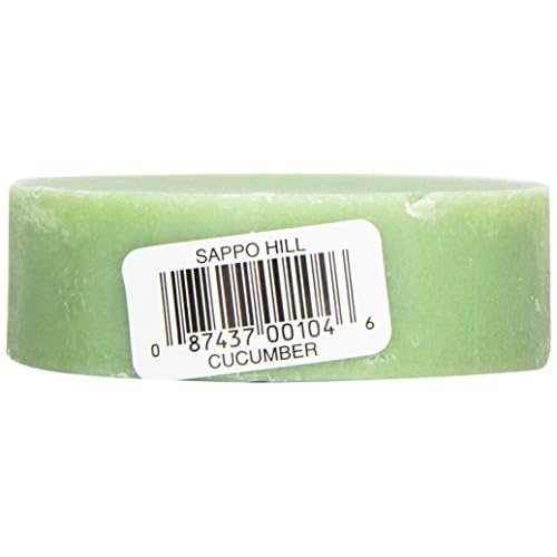 Sappo Hill Soap, Bar Soap, Cucumber, 3.5 oz